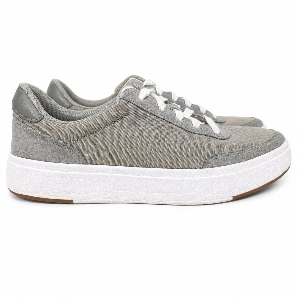 Kizik Prague Canva Low Top Sneakers Men Size 8.5 Casual Lace Up Comfort Shoes